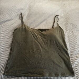 Olive Green Abercrombie & Fitch Braless Collection Top